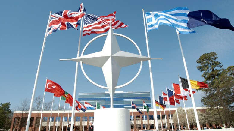 NATO-flags