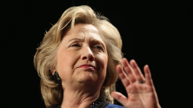 CORAL GABLES, FL - FEBRUARY 26:  Hillary Rodham Clinton, Former Secretary of State speaks during an event at the University of Miamis BankUnited Center on February 26, 2014 in Coral Gables, Florida. Clinton is reported to be mulling a second presidential run.  (Photo by Joe Raedle/Getty Images)