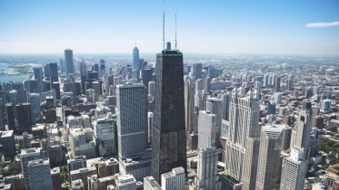 Chicago-City-Landscape-Ariel-View