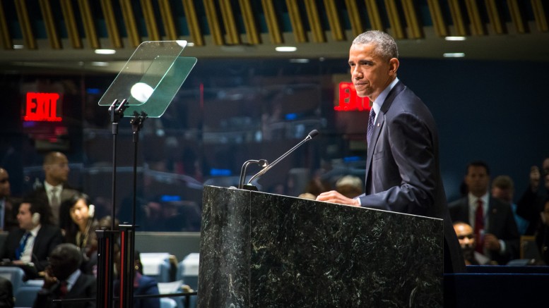 Behind the scenes at the UN Climate Summit, Sept 23, 2014. Photo: United Nations / John Gillespie